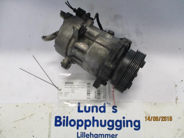 Aircondition kompressor til Škoda Octavia, 2000-2004 (Type I, Fase 2)  (BEHR/HELLA|8FK 351 127-011)