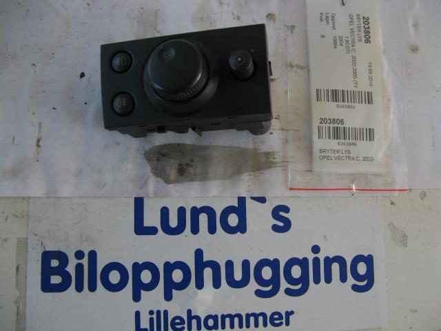 Bryter lys til Opel Vectra C 2002-2005 (Type I) (13 177 067|)