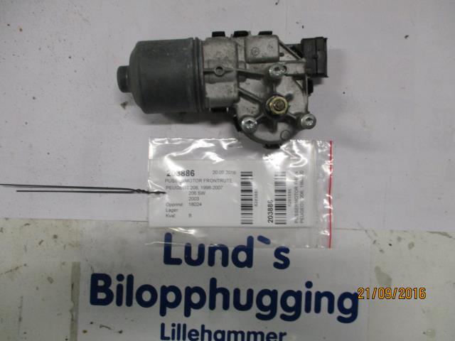 Viskermotor frontrute til Peugeot 206, 1998-2007  (BOSCH|0 390 241 523)