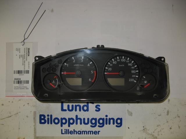 Instrumentpanel til Nissan Navara, 2005-2010 (Fase 1) (D40) (D40) (VISTEON|NKG8028CX)