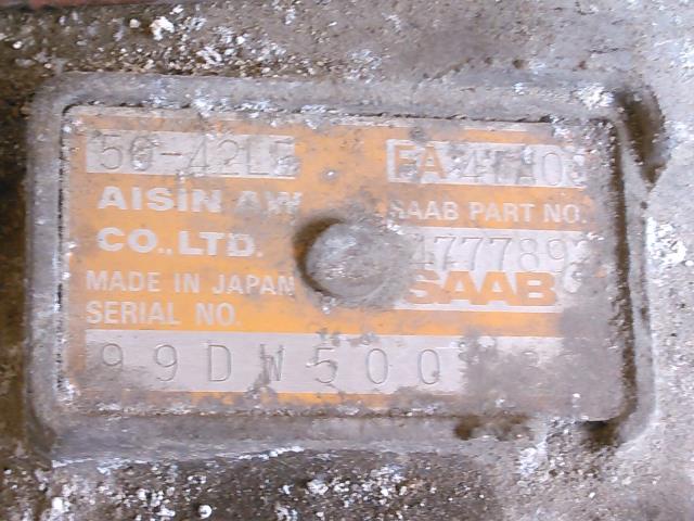 Girkasse automat til Saab 9-5 1997-2001 (Type I, Fase 1)  