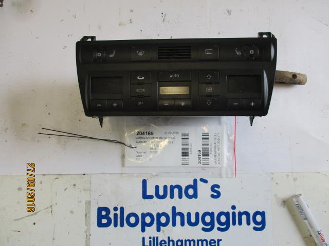 Varmeapparat betjening til Audi A6, 1997-2001 (Type II, Fase 1) (C5) (C5) (4BO 802 043Q)