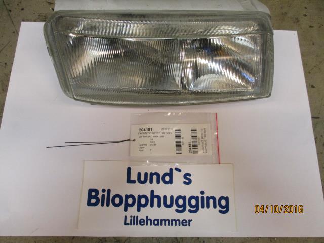 Frontlykt høyre halogen til VW Passat, 1994-1996 (B4) (B4) 