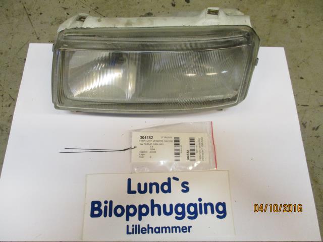 Frontlykt venstre halogen til VW Passat, 1994-1996 (B4) (B4) 