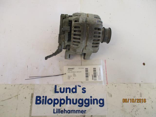 Dynamo til Opel Zafira B, 2005-2011  