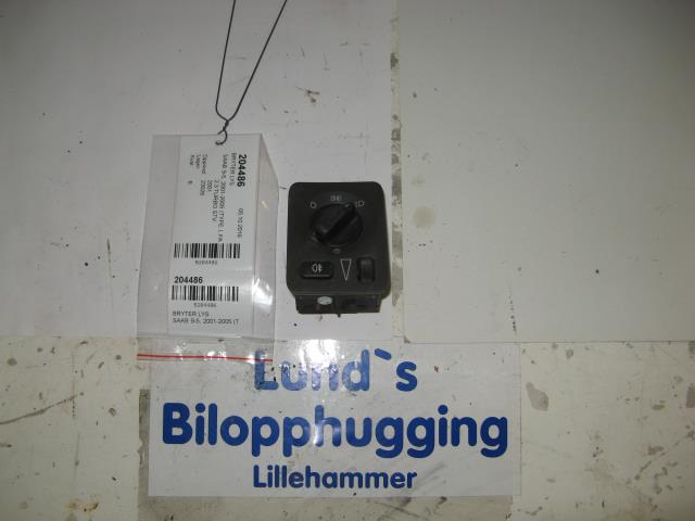Bryter lys til Saab 9-5, 2001-2005 (Type I, Fase 2) (46 16 124)