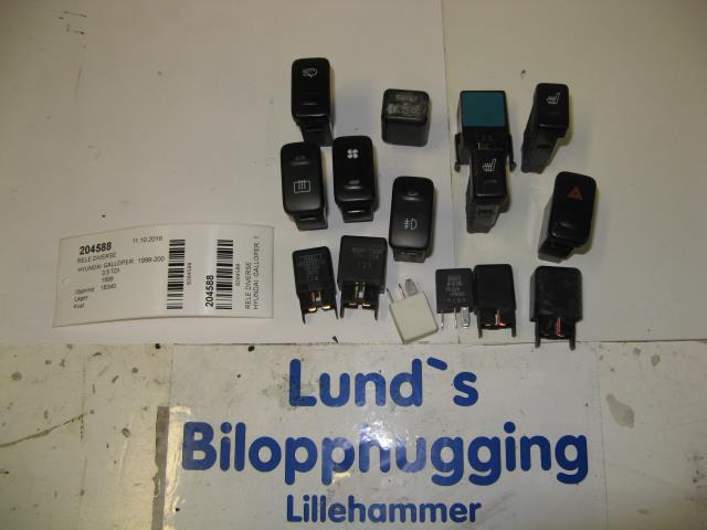 Rele diverse til Hyundai Galloper, 1998-2003  