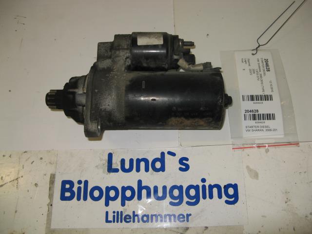 Starter diesel til VW Sharan 2000-2010 (Type I, Fase 2)  (BOSCH|0 001 125 048|)