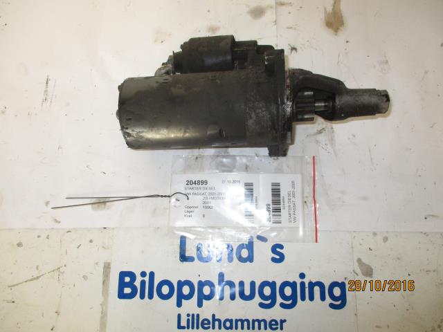 Starter diesel til VW Passat, 2001-2005 (B5,3BG) (B5,3BG) 