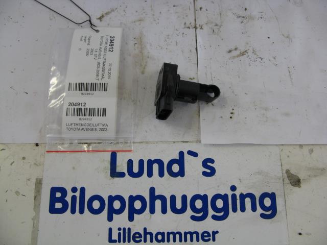 Luftmengde/luftmassemåler til Toyota Avensis, 2003-2008 (Type II)  (DENSO|22204-0J010)