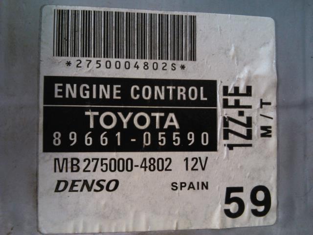 Styreenhet motor til Toyota Avensis 2003-2008 (Type II)  (DENSO|89661-05590|MB275000-4802|1ZZ-FE)