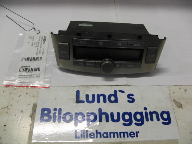 Varmeapparat betjening til Toyota Avensis, 2003-2008 (Type II)  (DENSO|55900-05160)