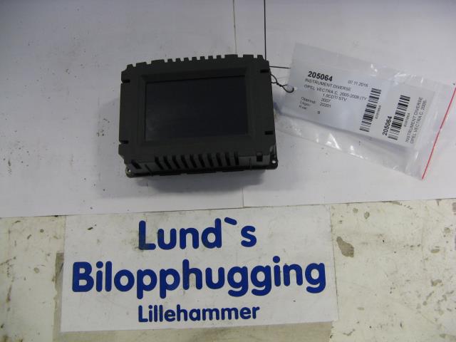 Instrument diverse til Opel Vectra C, 2005-2008 (Type II)  (DELPHI|13265760)