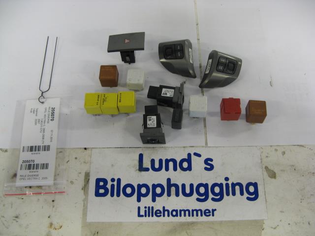 Rele diverse til Opel Vectra C, 2005-2008 (Type II)  