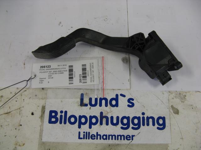 Pedal gass til Peugeot 307, 2005-2008 (Fase 2)  (BOSCH|0 280 755 041)