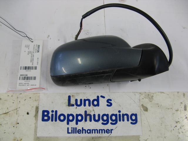 Speil høyre til Peugeot 307, 2005-2008 (Fase 2)  