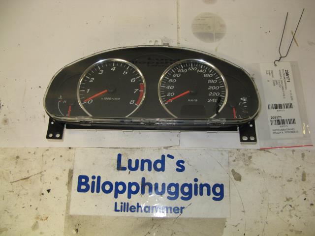 Instrumentpanel til Mazda 6, 2002-2008 (Type I)  (5E GJ6S)