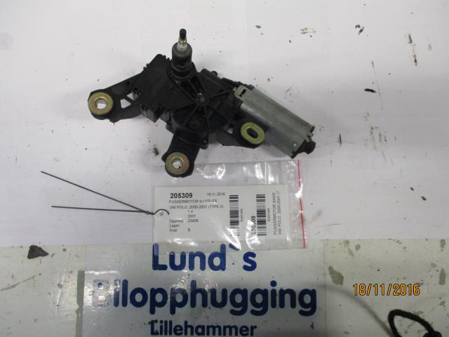 Viskermotor bakrute til VW Polo 2000-2001 (Type III, Fase 2) (404.467|6X0955711D|)