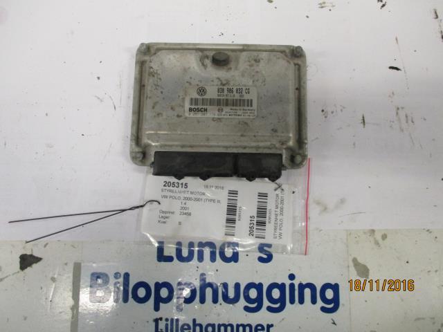 Styreenhet motor til VW Polo, 2000-2001 (Type III, Fase 2)  (BOSCH|0 261 207 178)
