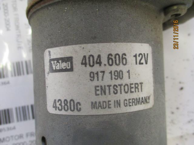 Viskermotor frontrute til Volvo V70 2000-2004 (Type II, Fase 1)  (VALEO|404.606|9171901|)