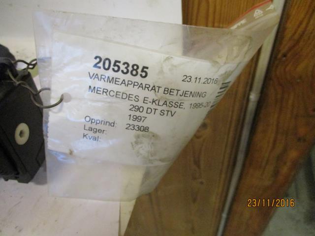 Varmeapparat betjening til Mercedes E-Klasse 1995-2000 (Fase 1) (W210) (W210) (GKR|2108302885|)