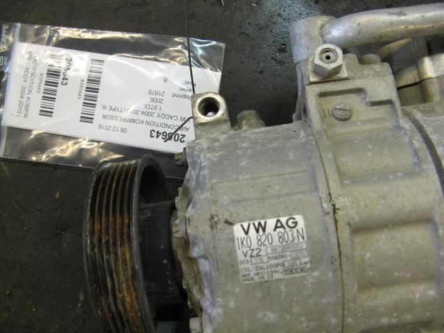 Aircondition kompressor til VW Caddy 2004-2010 (Type III, Fase 1)  