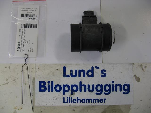 Luftmengde/luftmassemåler til Opel Vectra C, 2002-2005 (Type I)  (BOSCH|0 281 002 618)