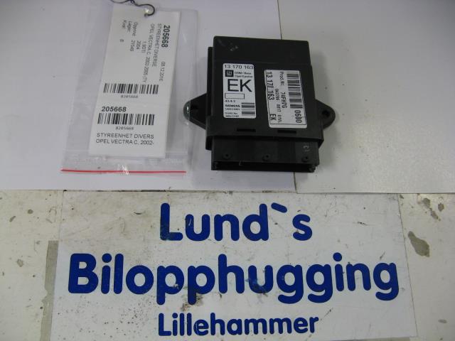 Styreenhet diverse til Opel Vectra C, 2002-2005 (Type I)  (SIEMENS|13 170 163)
