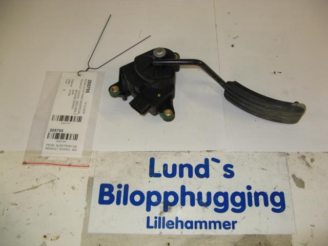 Pedal gass til Renault Scenic, 2003-2009 (Type II)  (82 00 159 647)