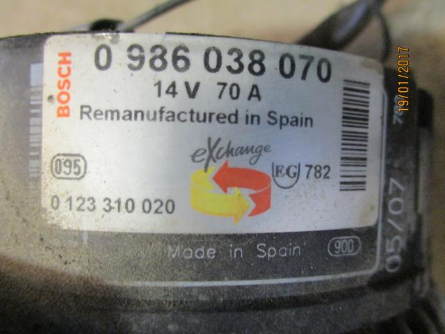 Dynamo til VW Golf III 1992-1997  (BOSCH|0123310020|)