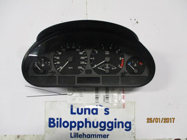 Instrumentpanel til BMW 3-Serie, 1998-2005 (E46) (E46) (MOTOMETER|0 263 606 269)