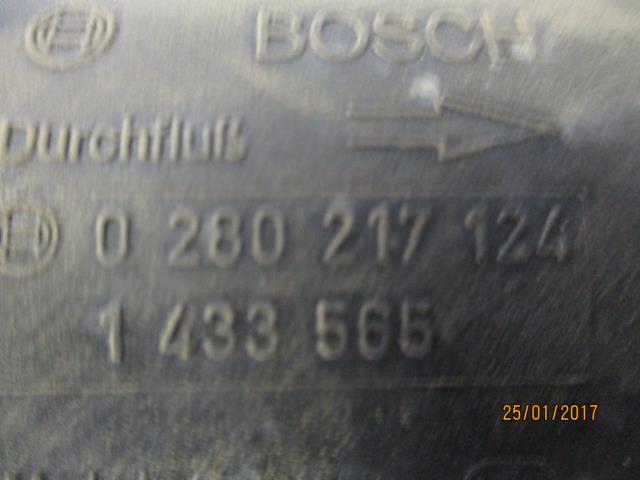 Luftmengde/luftmassemåler til BMW 3-Serie 1998-2005 (E46) (E46) (BOSCH|0 280 217 124|1 433 565|)