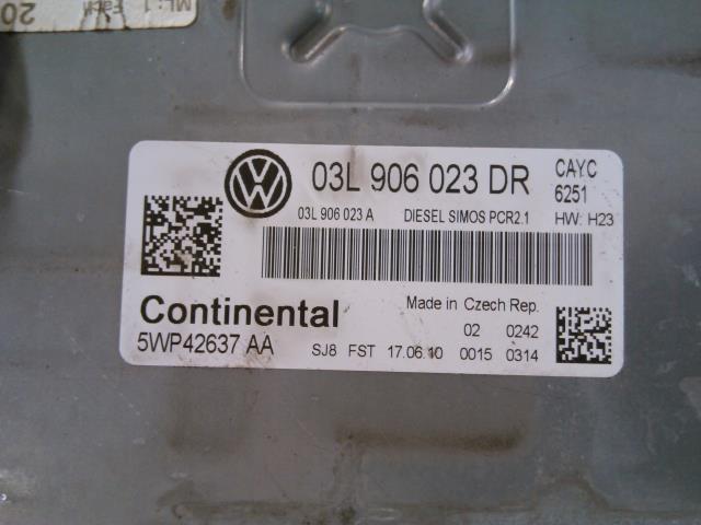 Styreenhet motor til VW Golf VI 2008-2012  (CONTINENTAL|03L906023DR|)