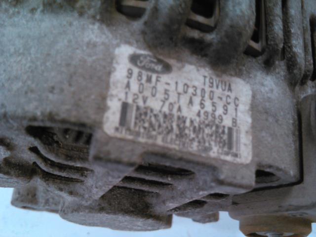 Dynamo til Ford Fiesta 1999-2002 (Type IV, Fase 2) (98MF-10300-CC|A005TA6591|)