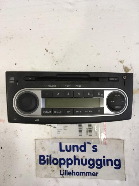 Bilstereo til Mitsubishi Colt, 2009-2013 (Type VII, Fase 2)  