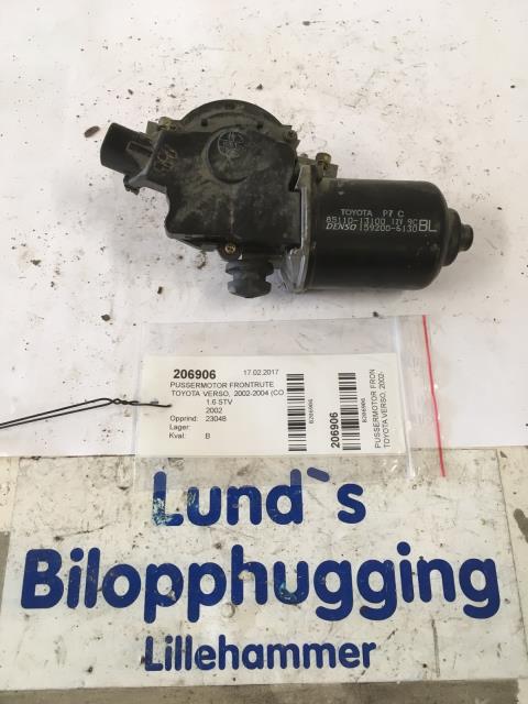 Viskermotor frontrute til Toyota Verso 2002-2004 (COROLLA) (COROLLA) (DENSO|85100-13100|159200-6130|)