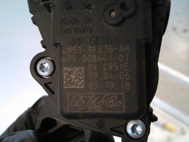 Pedal gass til Mazda 3 2006-2009 (Type I, Fase 2)  (HELLA|4M51-9F836-AH|6PV008641-01|)