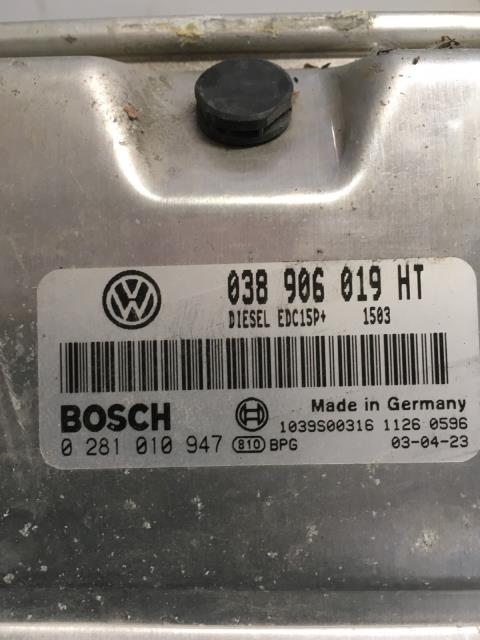 Styreenhet motor til Škoda Fabia 2000-2007 (Type I)  (BOSCH|0 281 010 947|038 906 019 HT|)