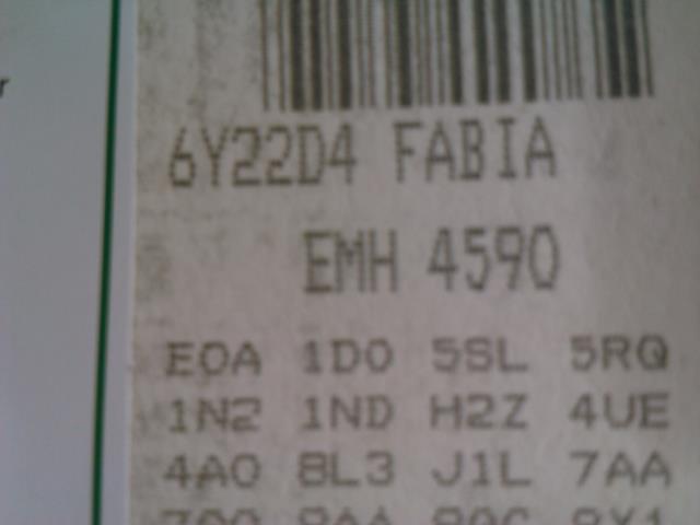 Girkasse manuell til Škoda Fabia 2000-2007 (Type I) (EMH|)