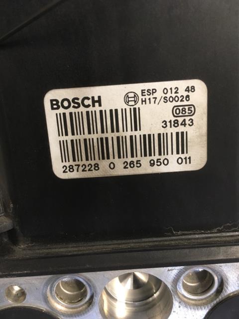 ABS sentral til Audi A4 2001-2004 (Type II) (B6) (B6) (BOSCH|0265225048|0265950011|)