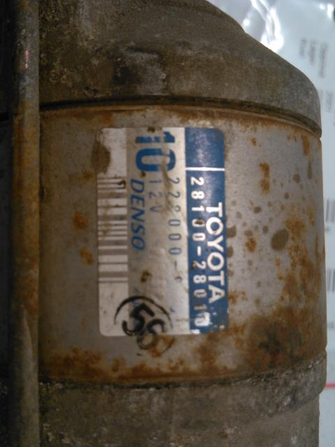 Starter til Toyota Avensis 2000-2003 (Type I, Fase 2)  (DENSO|28100-28010|)