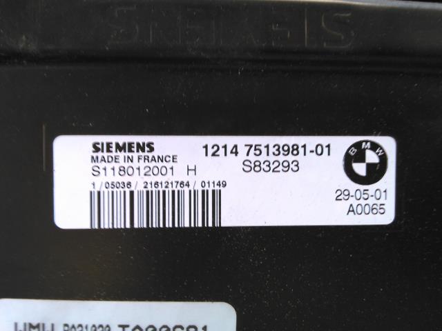 Styreenhet motor til Mini One/Cooper 2001-2007 (R50-53) (R50-53) (SIEMENS|S118012001H|12147513981-01|)