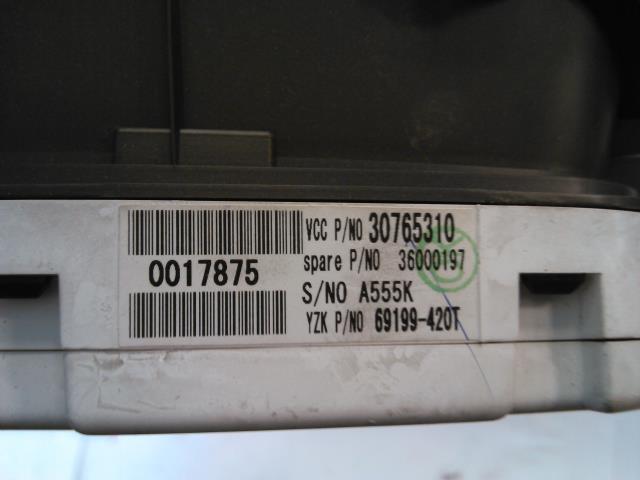 Instrumentpanel til Volvo V50 2004-2007 (Fase 1) (YAZAKI|30765310|69199-420T|36000197)