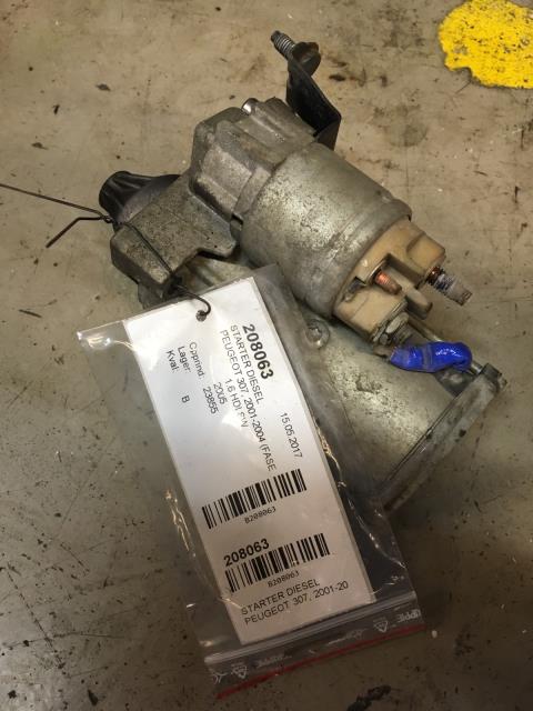 Starter diesel til Peugeot 307, 2001-2004 (Fase 1)  