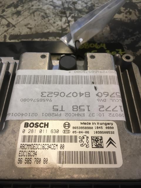 Styreenhet motor til Peugeot 307 2001-2004 (Fase 1)  (BOSCH|0281011630|)