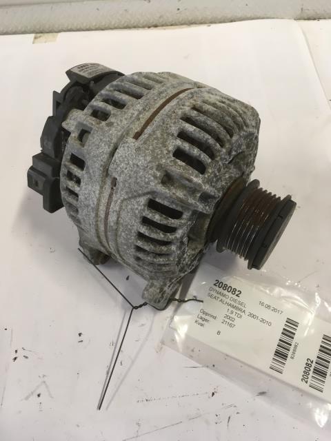 Dynamo diesel til Seat Alhambra, 2001-2010  (BOSCH|038903018QX)