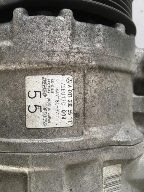 Aircondition kompressor til Mercedes C-Klasse 2004-2007 (Fase 2) (W203) (W203) (DENSO|A0012305511|7SEU17CQ04|447180-9711)