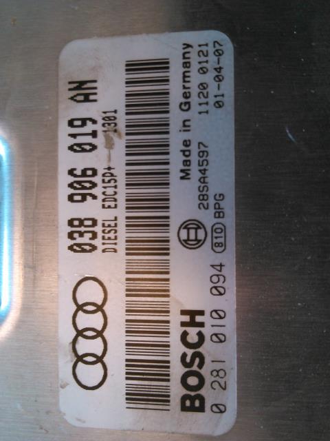 Styreenhet motor til Audi A4 1999-2001 (Type I, Fase 2) (B5) (B5)