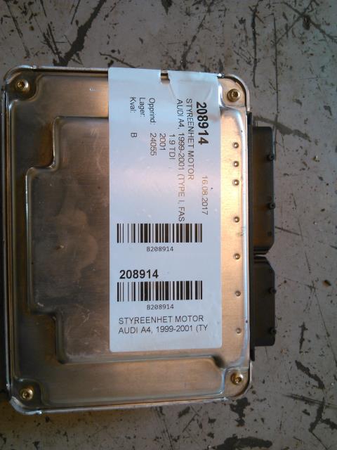 Styreenhet motor til Audi A4 1999-2001 (Type I, Fase 2) (B5) (B5)