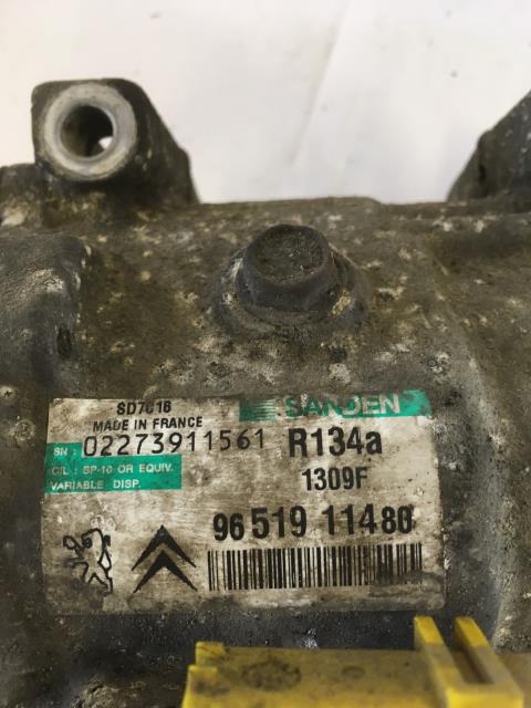 Aircondition kompressor til Peugeot 307 2005-2008 (Fase 2)  (SANDEN|02273911561|9651911480|)
